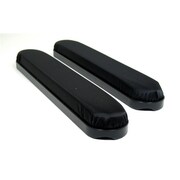 NEW SOLUTIONS 15 x 2 x 4 in. Nylon Full Length Padded Armrests Universal Fit for Wheelchair- Black - Set of 2, 2PK AR579P